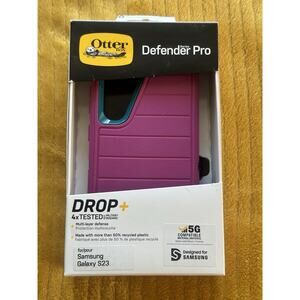OtterBox Defender Pro Rugged Multi-Layer Case Purple for Galaxy S23